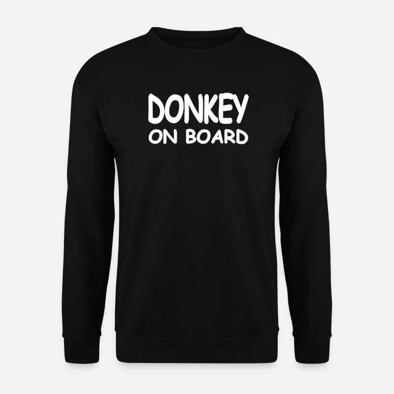 âne - Sweat-shirt Unisexe - noir