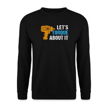 Mechanical Engineering Mechanical Engineer - Unisex Sweatshirt - black - Front - Alina (178cm) & Michal (187cm)