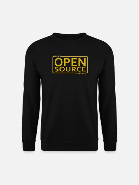 Que l’Open Source soit avec vous - Sweat-shirt Unisexe - noir