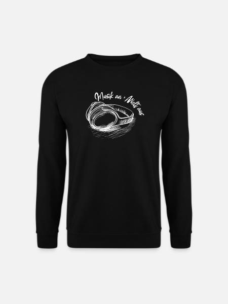Music on - World off - Unisex Sweatshirt - black