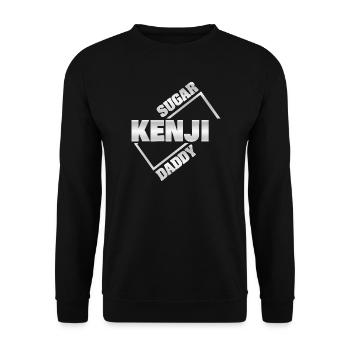 Sugardaddy Kenji - Unisex Pullover - Schwarz - Vorne - Alina (178cm) & Michal (187cm)