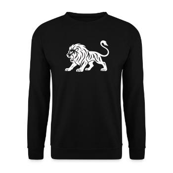 Silhouette de tigre - Sweat-shirt Unisexe - noir - Devant - Alina (178cm) & Michal (187cm)