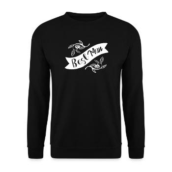 Hochzeit Hochzeitstag Jahrestag Wedding Sprüche - Unisex Pullover - Schwarz - Vorne - Alina (178cm) & Michal (187cm)