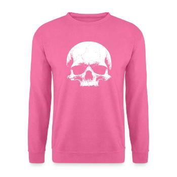 Totenschädel - Unisex Pullover - Pink - Vorne