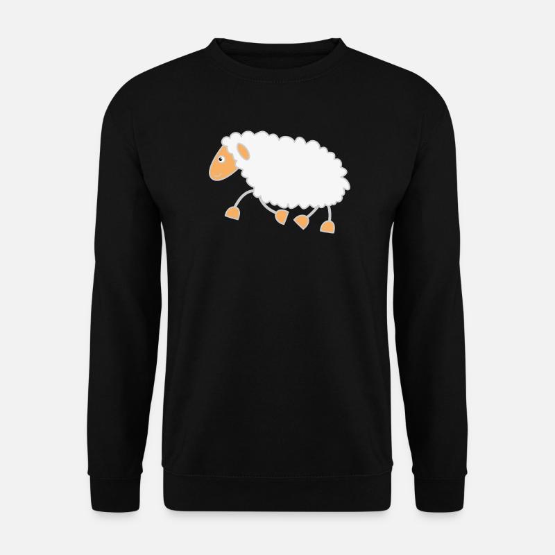 Schaf trabt zum Schäfer - Unisex Pullover - Schwarz