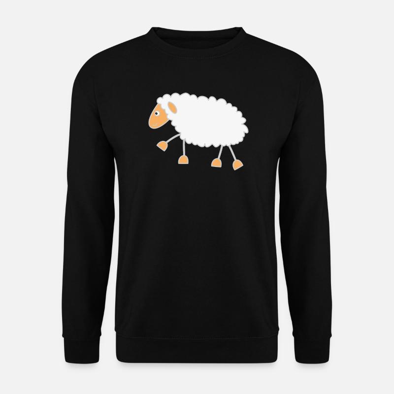 Funny Sheep - Unisex Sweatshirt - black