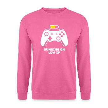 Running on Low XP Controller - Unisex Pullover - Pink - Vorne
