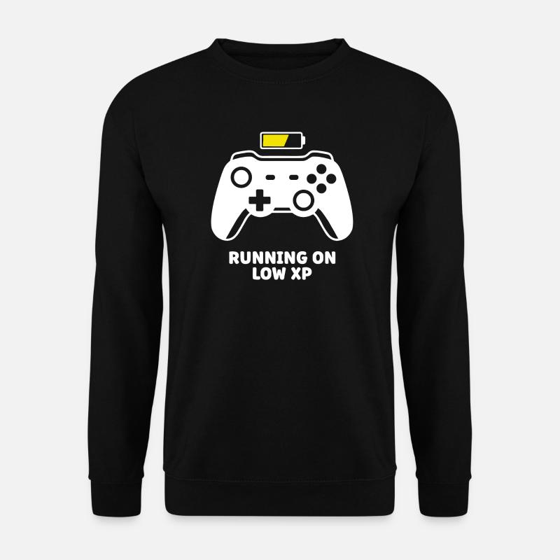 Running on Low XP Controller - Unisex Pullover - Schwarz