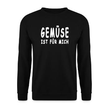 Vegetable - Unisex Sweatshirt - black - Front - Alina (178cm) & Michal (187cm)