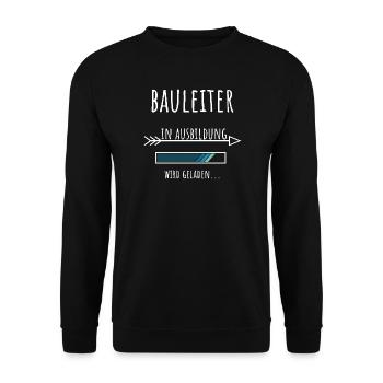 Civil Engineering Student Training Construction Manager - Unisex Sweatshirt - black - Front - Alina (178cm) & Michal (187cm)