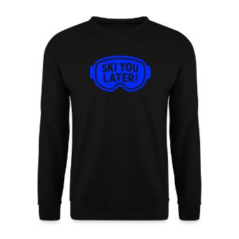Skibrille – Ski You Later! - Unisex Pullover - Schwarz - Vorne - Alina (178cm) & Michal (187cm)