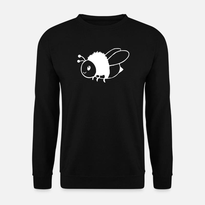 personalized bees t-shirt gift beekeeper - Unisex Sweatshirt - black