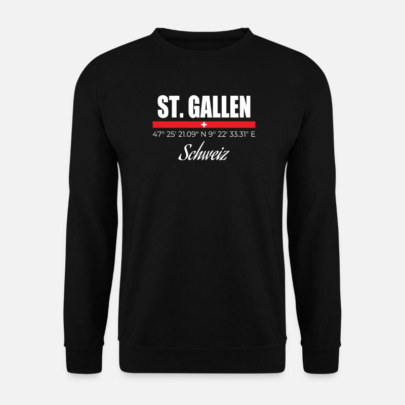 St. Gallen - Unisex Pullover - Schwarz