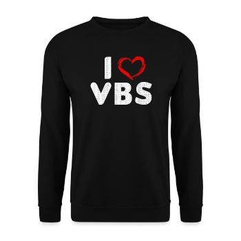 École biblique de vacances Design chrétien VBS Teach - Sweat-shirt Unisexe - noir - Devant - Alina (178cm) & Michal (187cm)