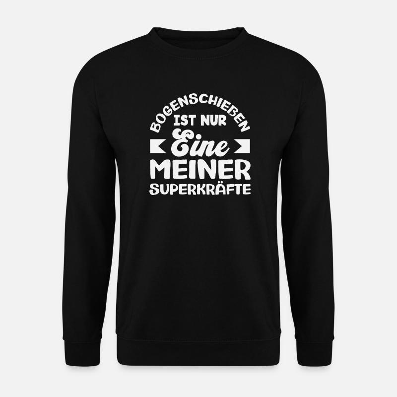Ich gehe Bogenschießen - Unisex Pullover - Schwarz