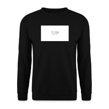 Team Conrad - Unisex Pullover - Schwarz - Vorne - Alina (178cm) & Michal (187cm)