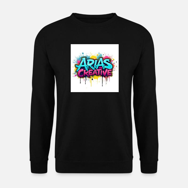Aris Creative Graffiti Logo - Sweat-shirt Unisexe - noir