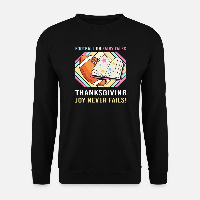 Thanksgiving Gender Reveal Werdende Mutter - Unisex Pullover - Schwarz