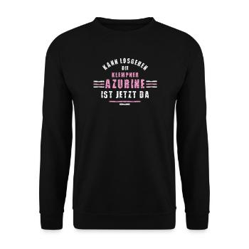 Formation des stagiaires en plomberie Apprentissage Plombier - Sweat-shirt Unisexe - noir - Devant - Alina (178cm) & Michal (187cm)
