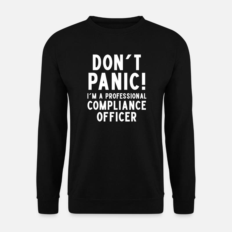 Humor Office Compliance Officer pro - Unisex Sweatshirt - black