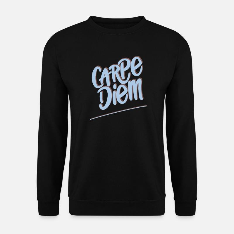 Carpe Diem - Unisex Pullover - Schwarz