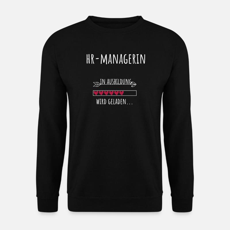 HR-Managerin Student Beruf Ausbildung Personal - Unisex Pullover - Schwarz