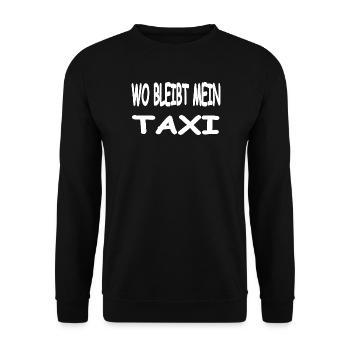 Taxi - Sweat-shirt Unisexe - noir - Devant - Alina (178cm) & Michal (187cm)