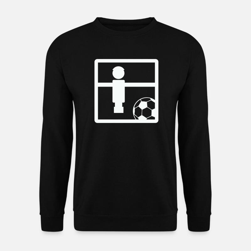 Fußball Soccer Kicker - Unisex Pullover - Schwarz