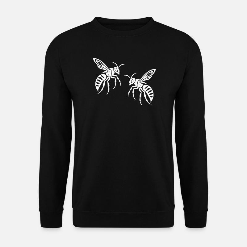 Biene Wespe - Unisex Pullover - Schwarz