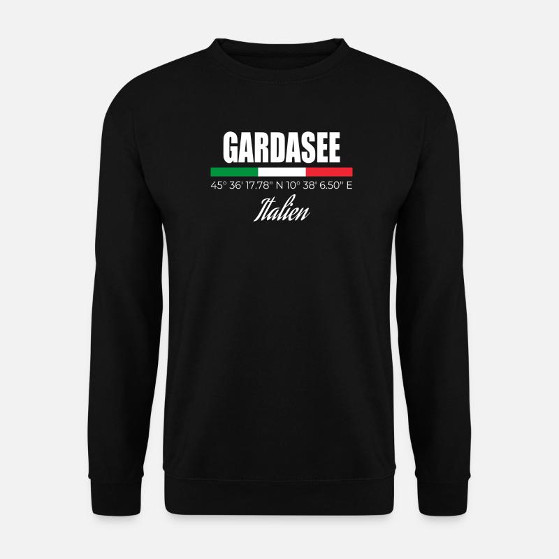 Gardasee - Unisex Pullover - Schwarz