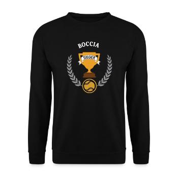 Boccia Winner Winner Tournament Championship - Unisex Sweatshirt - black - Front - Alina (178cm) & Michal (187cm)