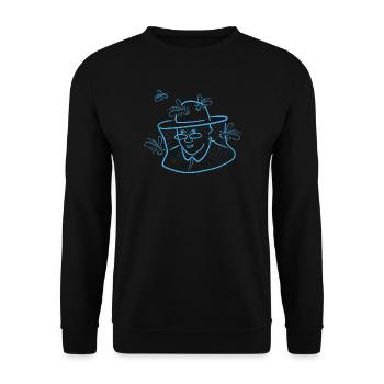 Beekeeper - Unisex Sweatshirt - black - Front - Alina (178cm) & Michal (187cm)