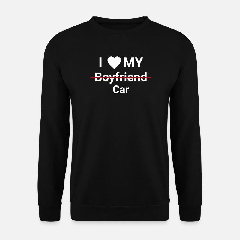 I Love My Car - Unisex Pullover - Schwarz