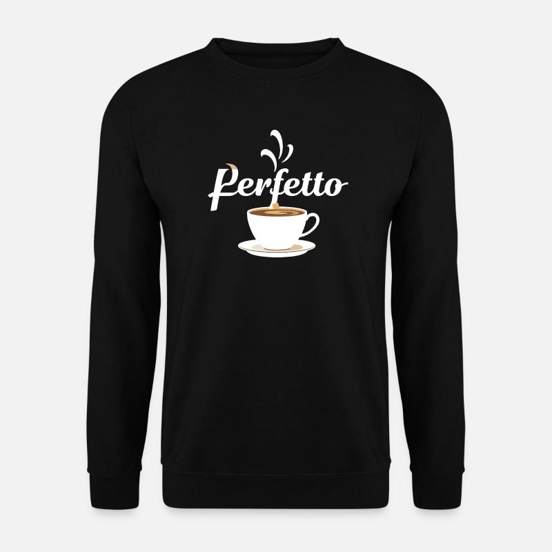 Perfetto Kaffeetasse Design - Unisex Pullover - Schwarz