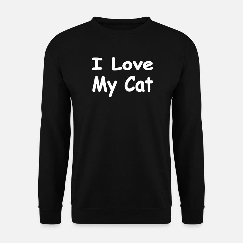 Katzen - Unisex Pullover - Schwarz