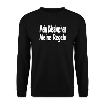Cheesecake - Unisex Sweatshirt - black - Front - Alina (178cm) & Michal (187cm)