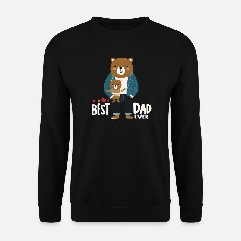 Der beste Vater - Unisex Pullover - Schwarz