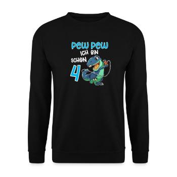 4e anniversaire T Rex Gaming - Sweat-shirt Unisexe - noir - Devant - Alina (178cm) & Michal (187cm)