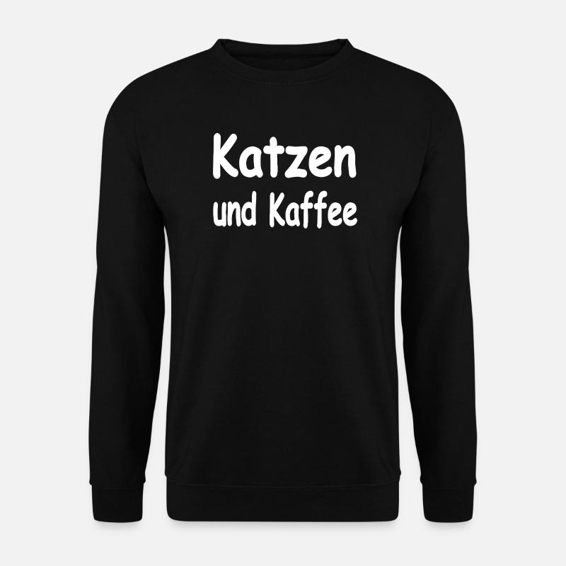 Katzen - Unisex Pullover - Schwarz