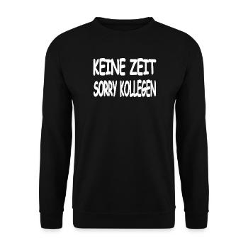 colleagues - Unisex Sweatshirt - black - Front - Alina (178cm) & Michal (187cm)