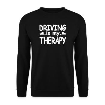 Truck - Unisex Pullover - Schwarz - Vorne - Alina (178cm) & Michal (187cm)