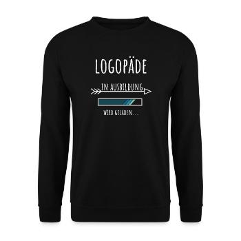 Speech Therapy Studies Profession Training Speech Therapist - Unisex Sweatshirt - black - Front - Alina (178cm) & Michal (187cm)