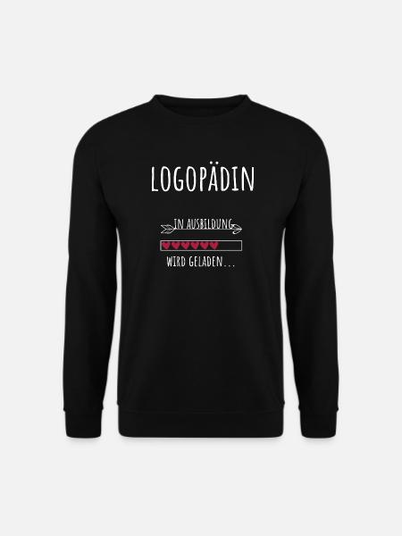 Logopädie Studium Beruf Ausbildung Logopädin - Unisex Pullover - Schwarz