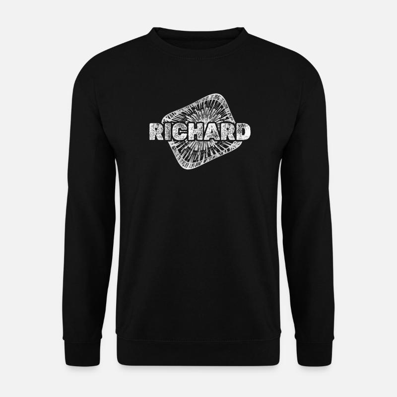 RICHARD Ray Logo Print - Unisex Sweatshirt - black