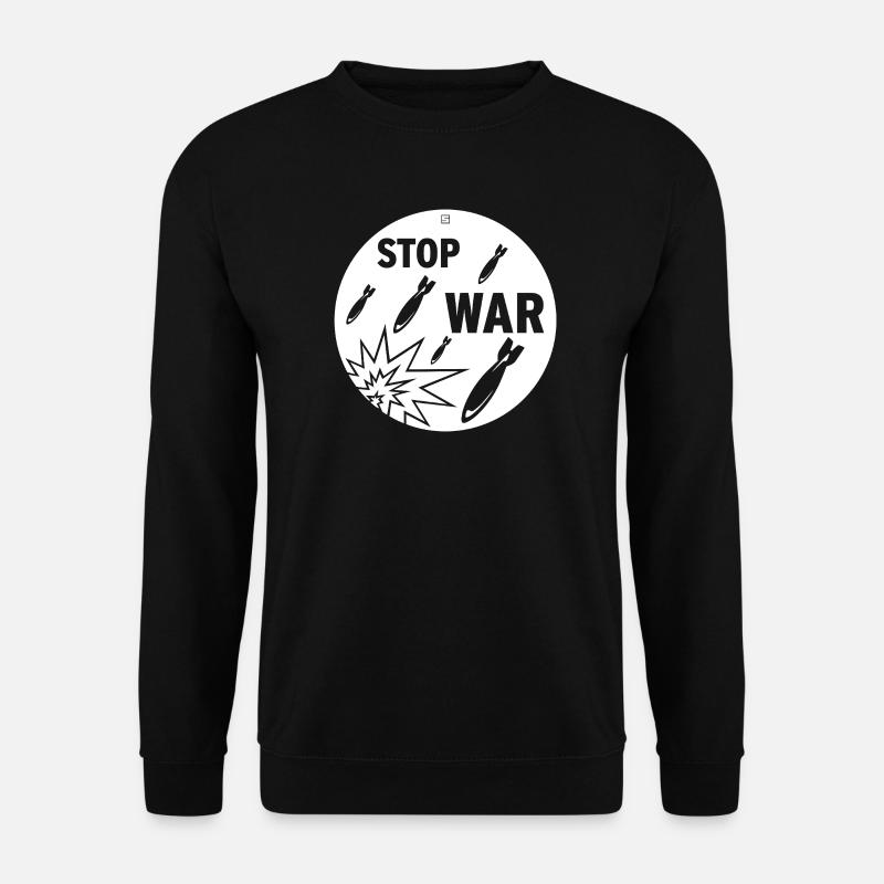 STOP WAR - Unisex Pullover - Schwarz