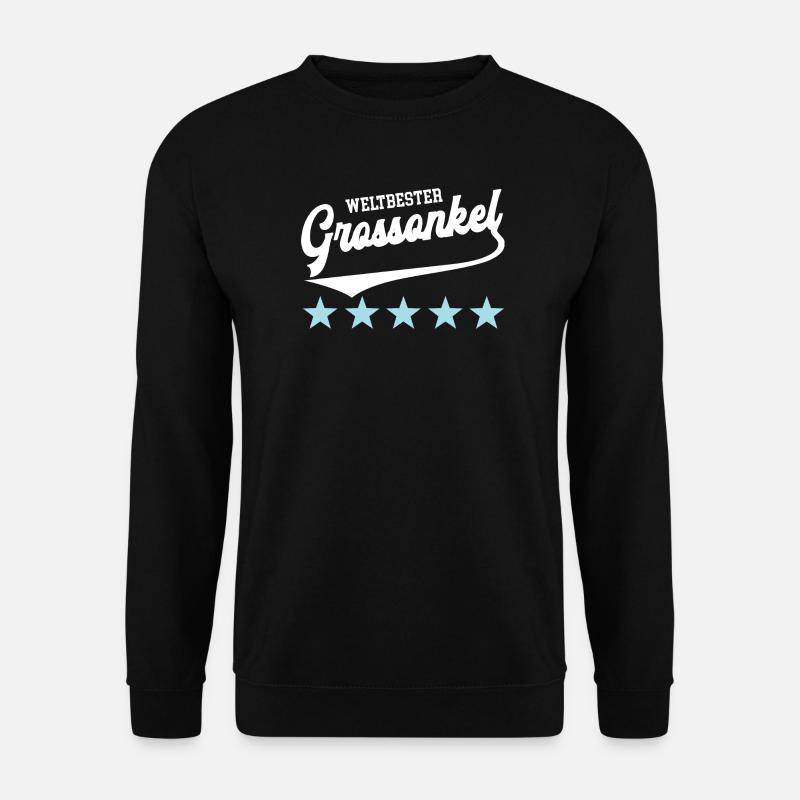 Grossonkel Patenonkel Bester Onkel Großonkel - Unisex Pullover - Schwarz