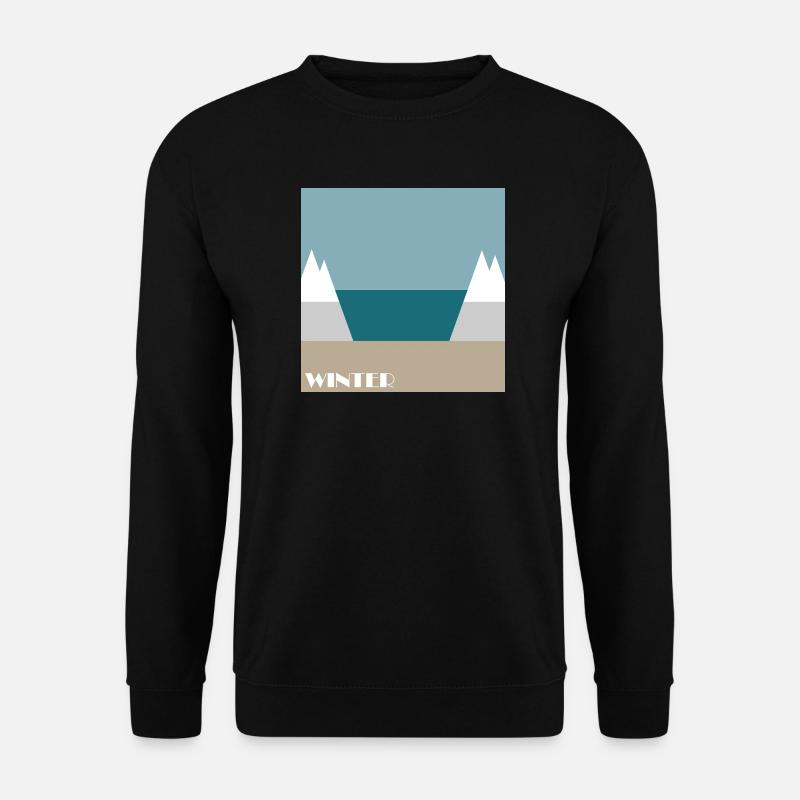 Winter - Unisex Pullover - Schwarz