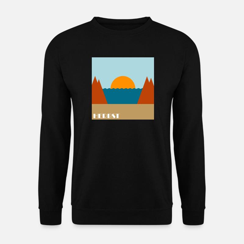 Herbst - Unisex Pullover - Schwarz