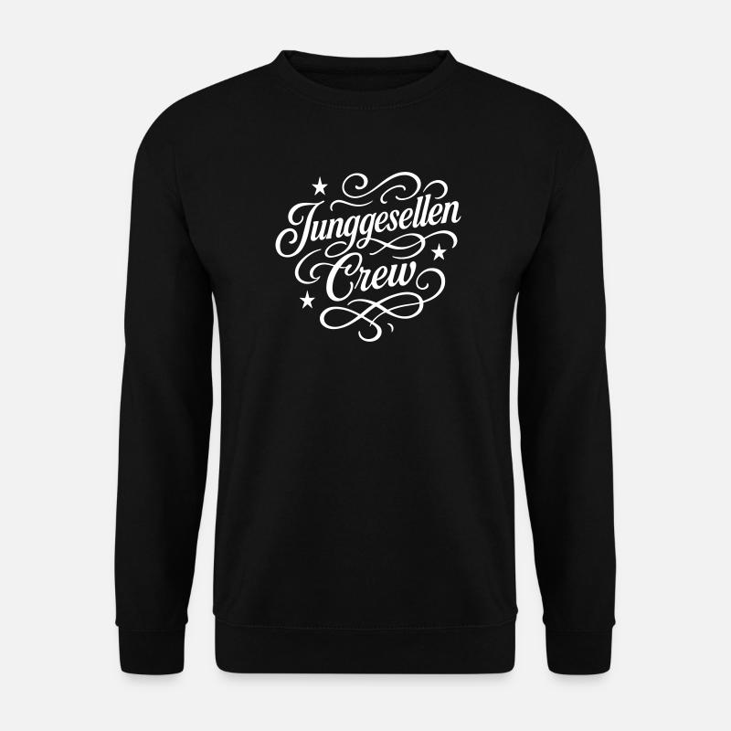 Junggesellen Crew - Unisex Pullover - Schwarz