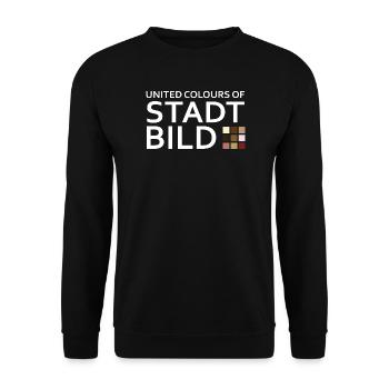 Townscape - Unisex Sweatshirt - black - Front - Alina (178cm) & Michal (187cm)